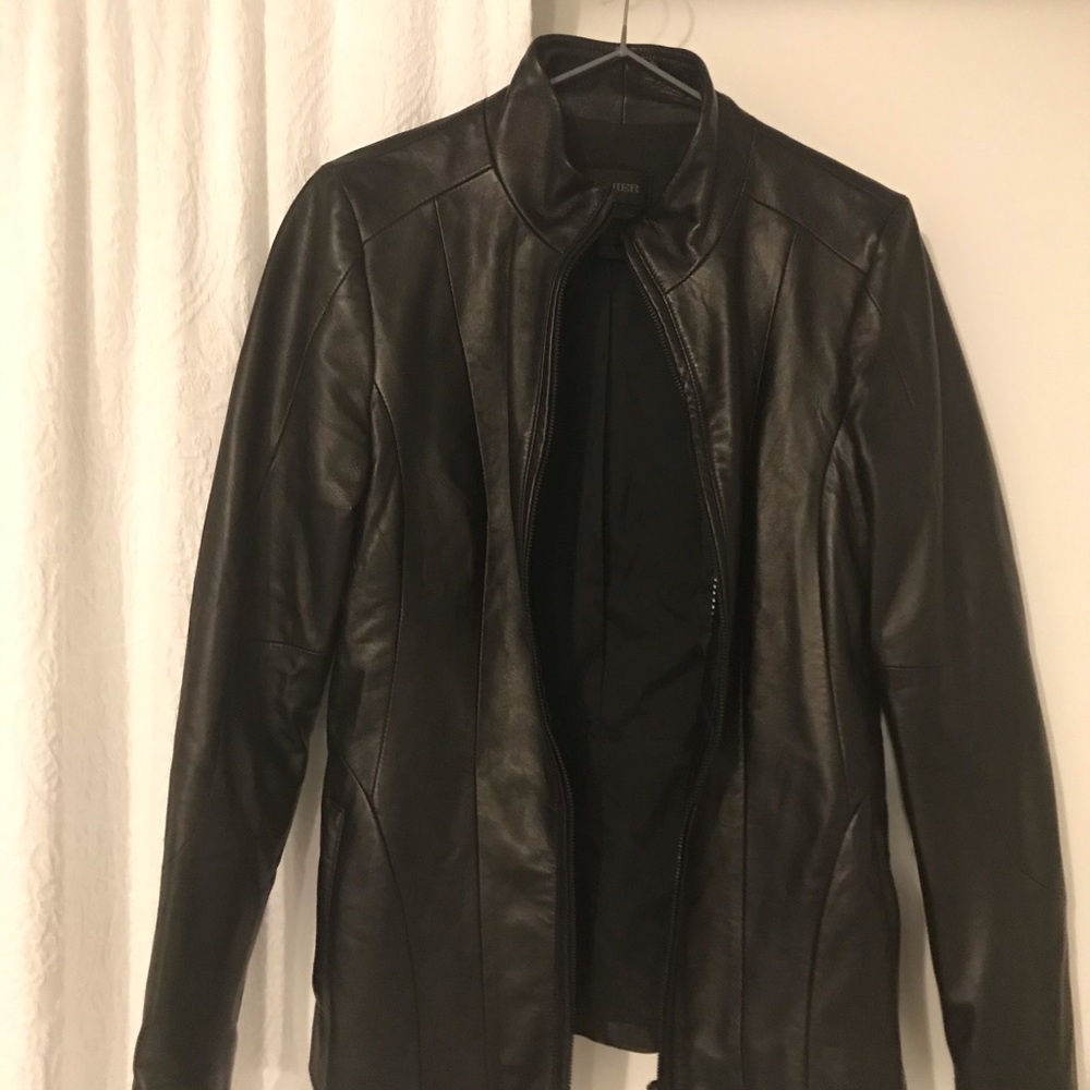 Danier leather jacket - black - size XS